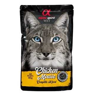 Alpha Spirit Cat Adult Mousse Pollo 85 Gr.