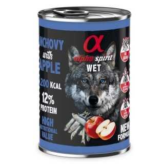 Alpha Spirit Dog Adult Acciughe & Mela 400 Gr.
