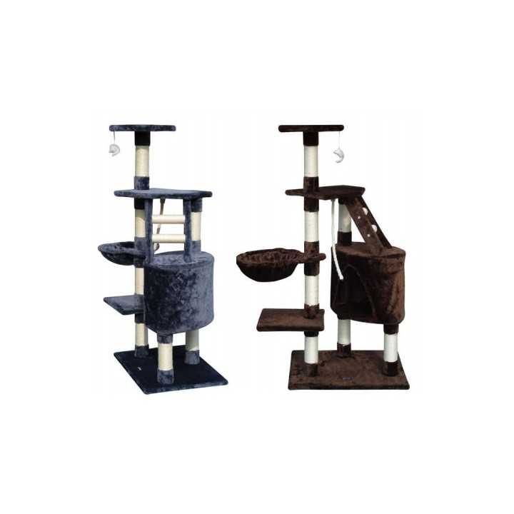 Gloria Sinu Tiragraffi Per Gatti (55 X 40 X 120 Cm.) Grigio