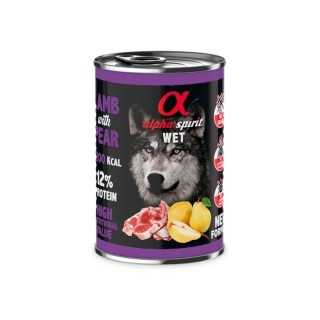 Alpha Spirit Dog Adult Agnello & Pera 400 Gr.