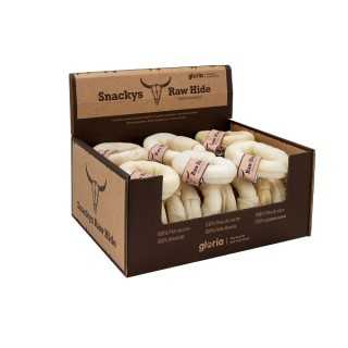 Gloria Snackys Rotolo Masticabile In Pelle Bovina 12-15 Cm.