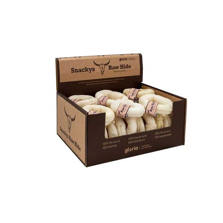 Gloria Snackys Rotolo Masticabile In Pelle Bovina 12-15 Cm.