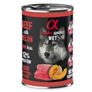 Alpha Spirit Dog Adult Manzo & Melone 400 Gr.