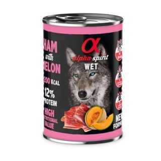 Alpha Spirit Dog Adult Prosciutto & Melone 400 Gr.