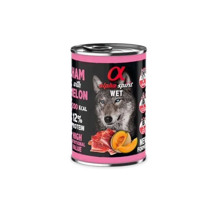 Alpha Spirit Dog Adult Prosciutto & Melone 400 Gr.