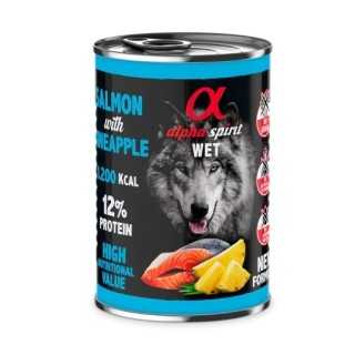 Alpha Spirit Dog Adult Salmone & Ananas 400 Gr.