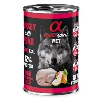 Alpha Spirit Dog Adult Tacchino & Pera 400 Gr.