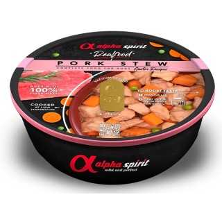 Alpha Spirit Dog Real Food Spezzatino Di Maiale - Vaso Cottura 280 Gr.