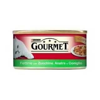 Gourmet Fettine Anatra, Coniglio & Zucchine 195 Gr.