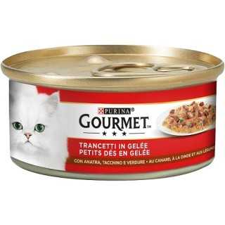 Gourmet Fettine Anatra, Tacchino & Verdure 195 Gr.