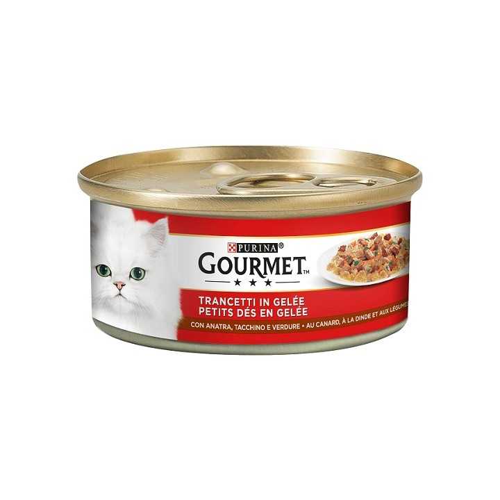 Gourmet Fettine Anatra, Tacchino & Verdure 195 Gr.