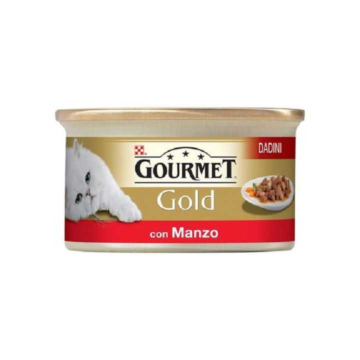 Gourmet Gold Dadini In Salsa Con Manzo 85 Gr.
