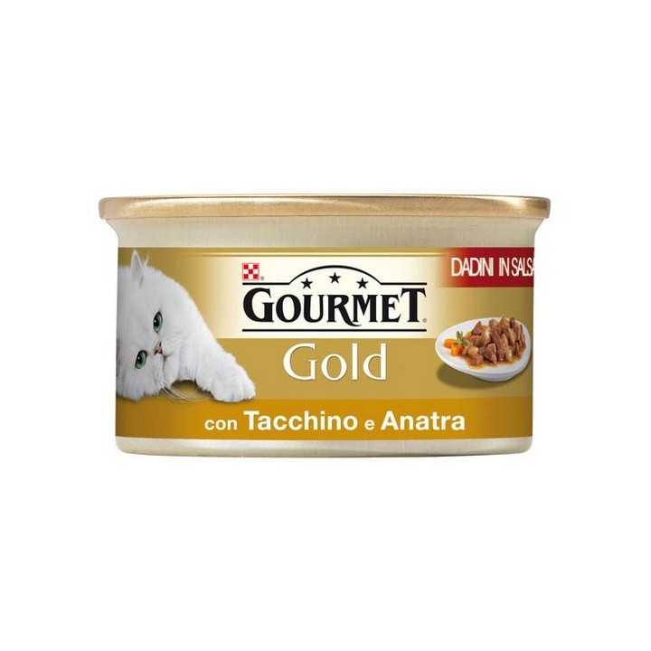 Gourmet Gold Dadini In Salsa Con Tacchino & Anatra 85 Gr.