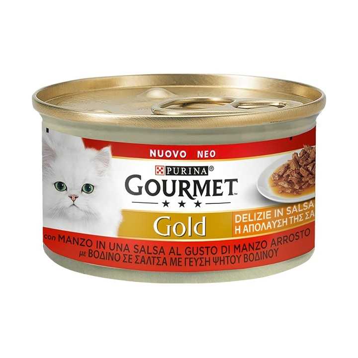Gourmet Gold Delizie In Salsa Manzo 85 Gr.