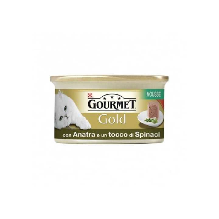 Gourmet Gold Mousse Anatra & Spinaci 85 Gr.