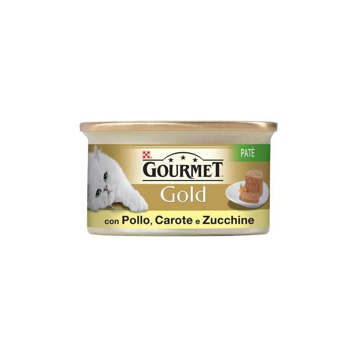 Gourmet Gold Pate' Pollo, Carote & Zucchine 85 Gr.