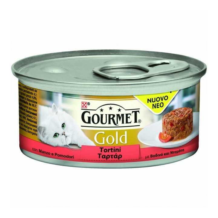 Gourmet Gold Tortini Con Manzo & Pomodoro 85 Gr.
