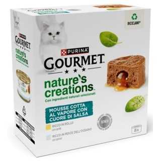 Gourmet Nature'S Creations Mousse Cotta Al Vapore Multipack (8 X 85 Gr.)
