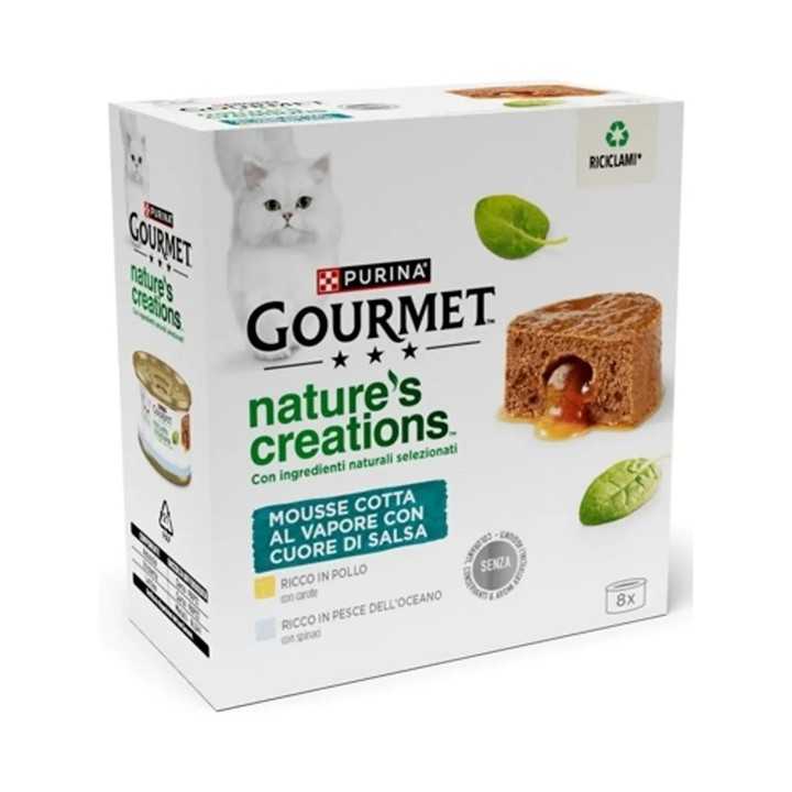 Gourmet Nature'S Creations Mousse Cotta Al Vapore Multipack (8 X 85 Gr.)