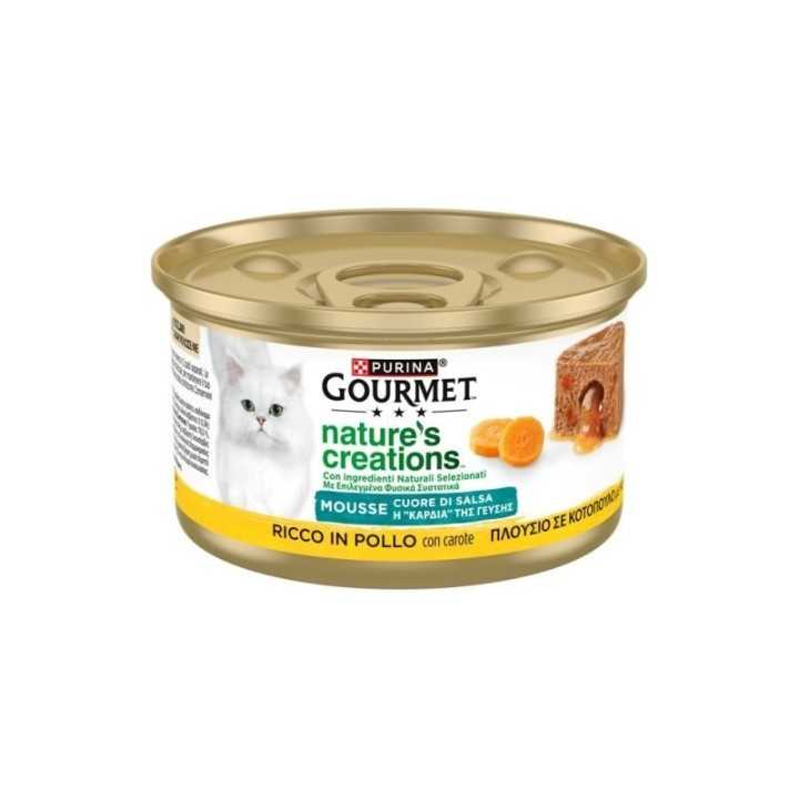 Gourmet Nature'S Creations Mousse Pollo & Carote 85 Gr.