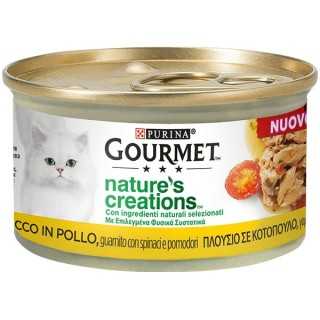 Gourmet Nature'S Creations Pollo, Spinaci & Pomodori 85 Gr.