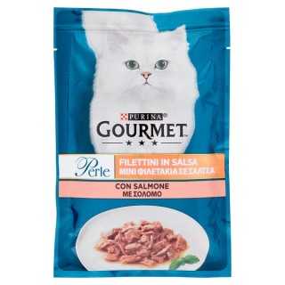 Gourmet Perle Filetti In Salsa Con Salmone 85 Gr.