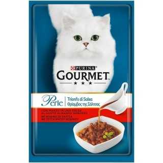 Gourmet Perle Trionfo Di Salsa Con Manzo 85 Gr.