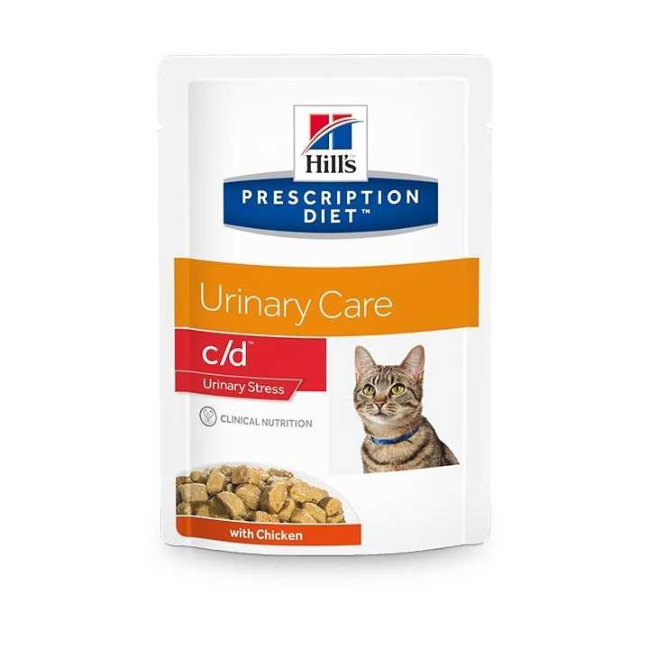 Hill'S Prescription Diet Feline C/D Stress Pollo 85 Gr.