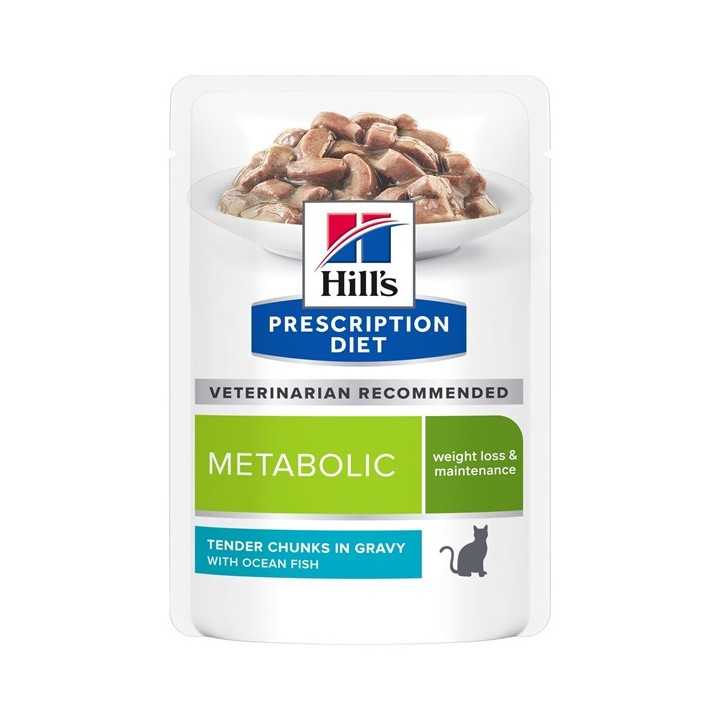 Hill'S Prescription Diet Feline Metabolic Pesce Oceanico 85 Gr.