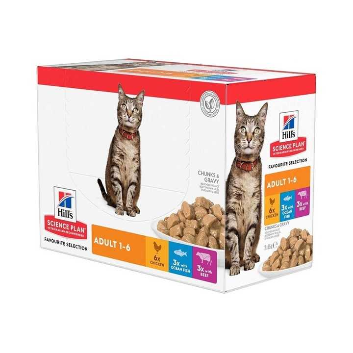 Hill'S Science Plan Adult Multipack (12 X 85 Gr.)