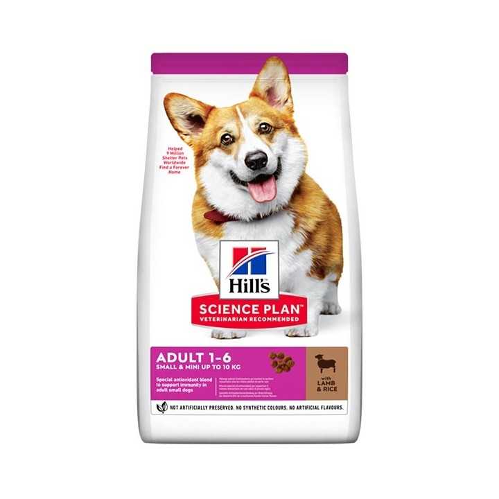 Hill'S Science Plan Canine Adult Small & Mini Agnello & Riso 300 Gr.