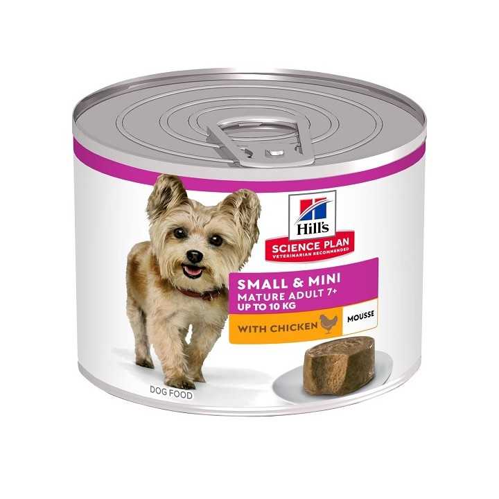 Hill'S Science Plan Mature Adult 7+ Small & Mini Mousse Pollo 200 Gr.