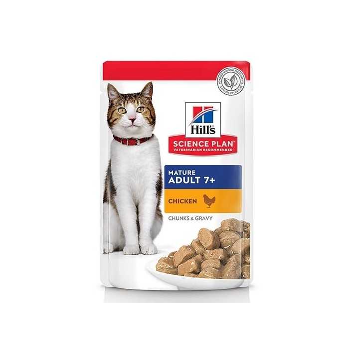 Hill'S Science Plan Sterilised Cat Mature 7+ Pollo 85 Gr.