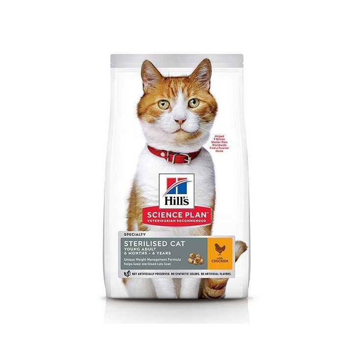 Hill'S Science Plan Sterilised Cat Young Adult Pollo 10 Kg.