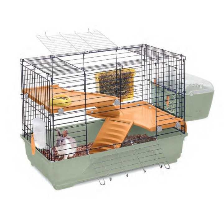 Imac Gabbia Benny 80 (80 X 48,5 X 60 Cm.) Blu/Verde