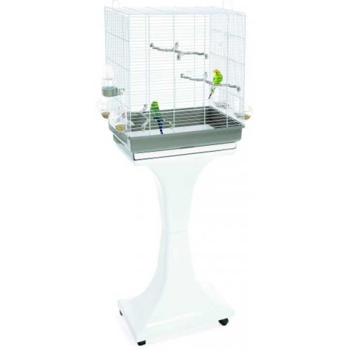 Imac Gabbia Camilla Limited Edition (50 X 30 X 57 Cm. / 129 Cm.) Bianco/Tortora