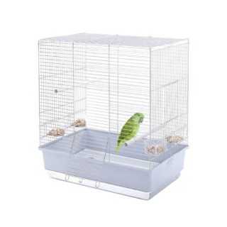 Imac Gabbia Dora Plus (61 X 40 X 66 Cm.) Zincato/Ghiaccio