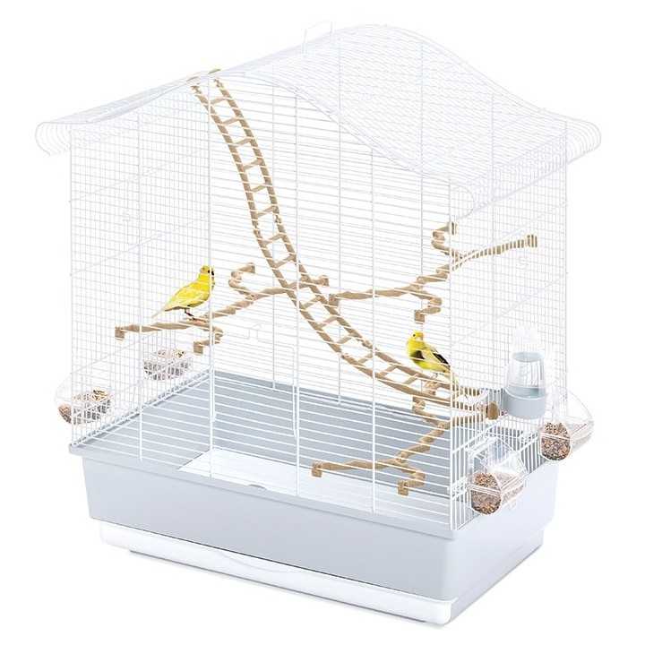 Imac Gabbia Elettra (65 X 40,5 X 71 Cm.) Blu/Ghiaccio