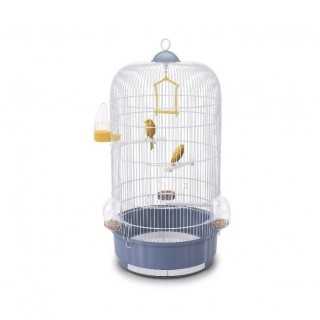 Imac Gabbia Luna (Diam. 40 Cm.) Bianco/Blu Cobalto