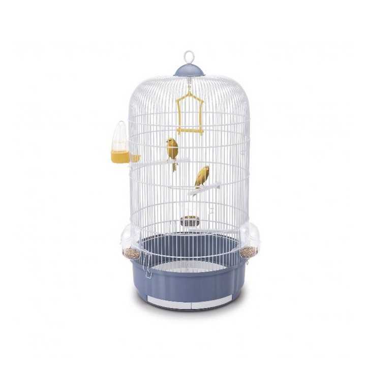 Imac Gabbia Luna (Diam. 40 Cm.) Bianco/Blu Cobalto