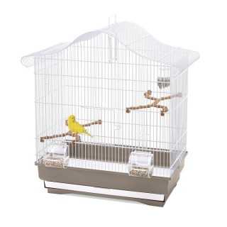 Imac Gabbia Serena Plus (50 X 30 X 50 Cm.) Bianco/Tortora