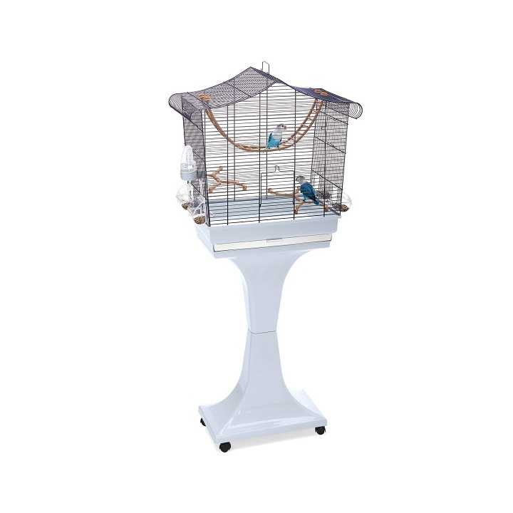 Imac Gabbia Sofia (63 X 33 X 61 Cm. / 133 Cm.) Blu/Ghiaccio