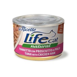 Life Cat Natural Ricette Tonno Con Prosciutto Di Pollo & Carote 150 Gr.