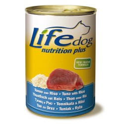 Life Dog Nutrition Plus Tonno Con Riso 400 Gr.