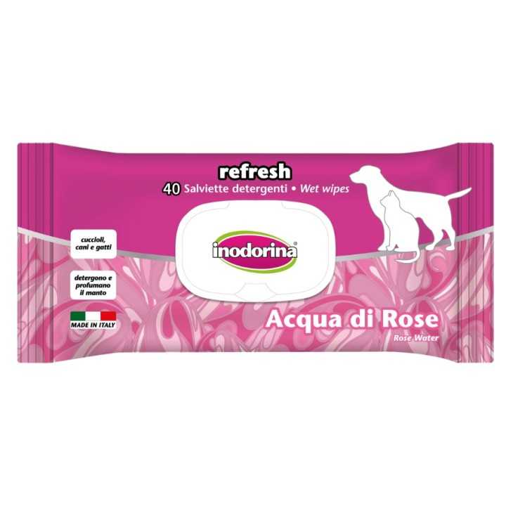 Inodorina Salviette Everyday Acqua Di Rose 40 Pz.