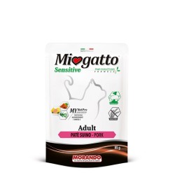 Miogatto Sensitive Adult Pate' Suino 85 Gr.