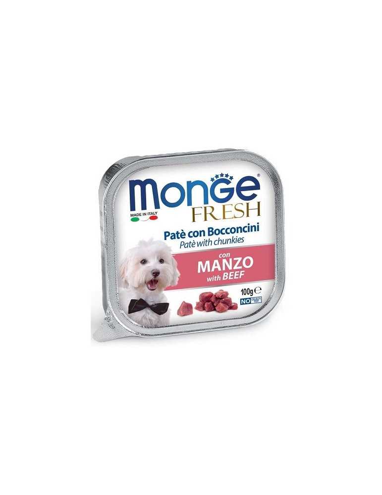 Monge Fresh Pate' E Bocconcini Con Manzo 100 Gr.