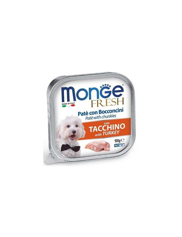 Monge Fresh Pate' E Bocconcini Con Tacchino 100 Gr.