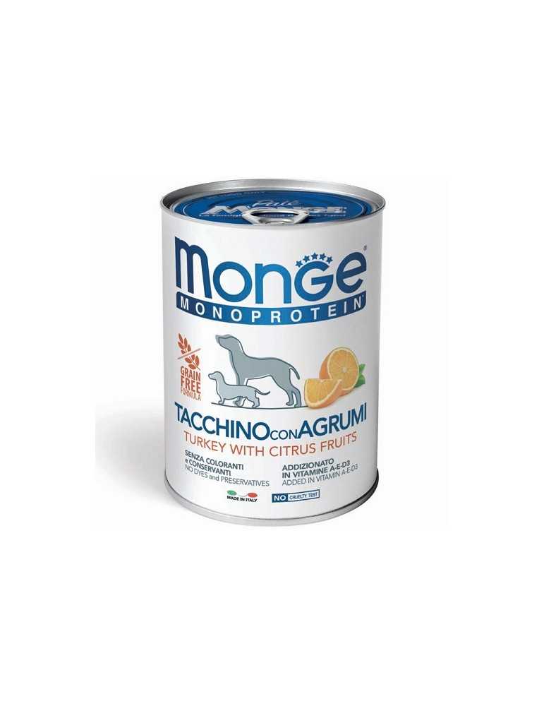 Monge Monoproteico Tacchino & Agrumi 400 Gr.