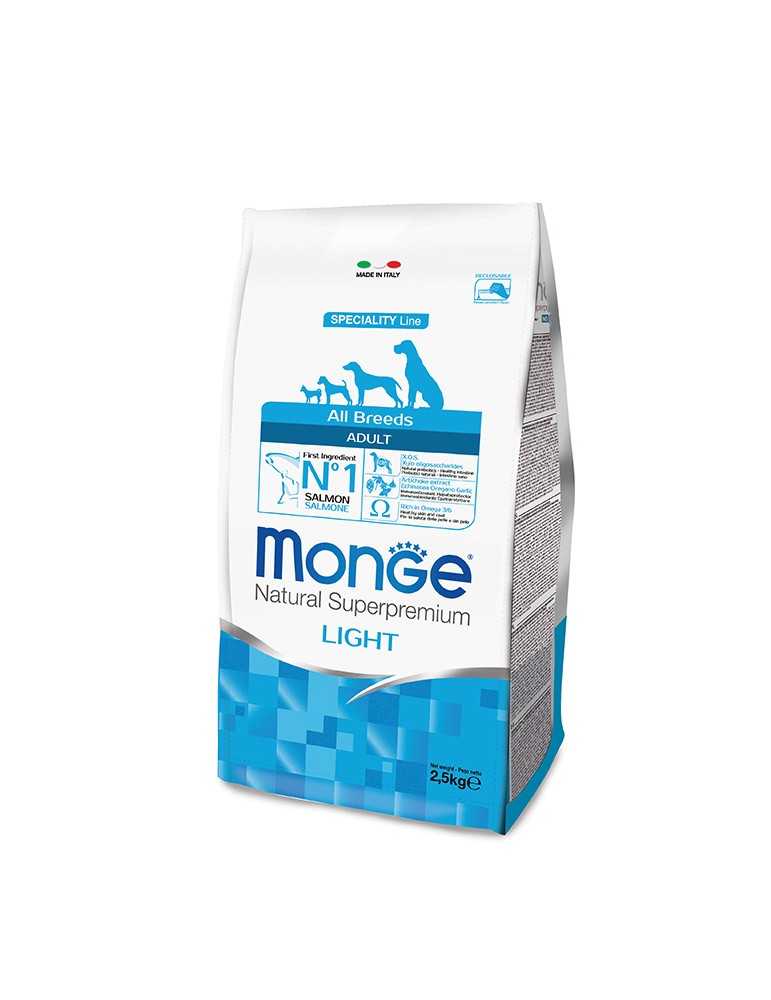 Monge Speciality Line Light All Breeds Salmone & Riso 12 Kg.